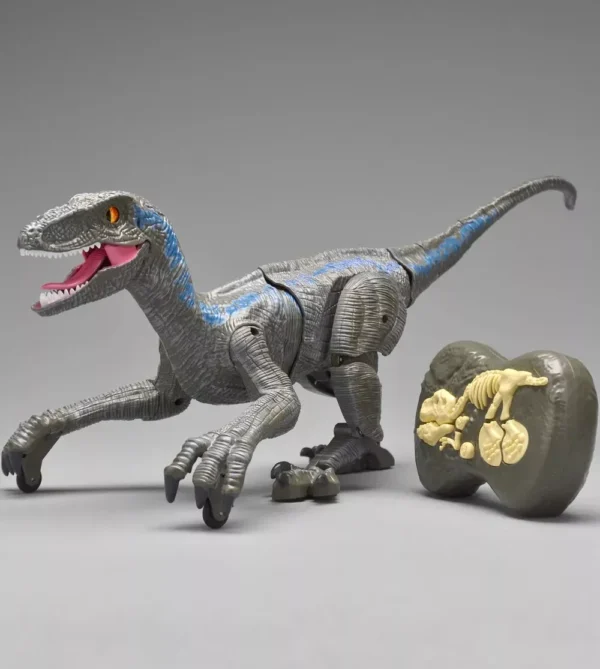 Dinossauro Controle Remoto Velociraptor Recarregavel Luz Som - Image 2
