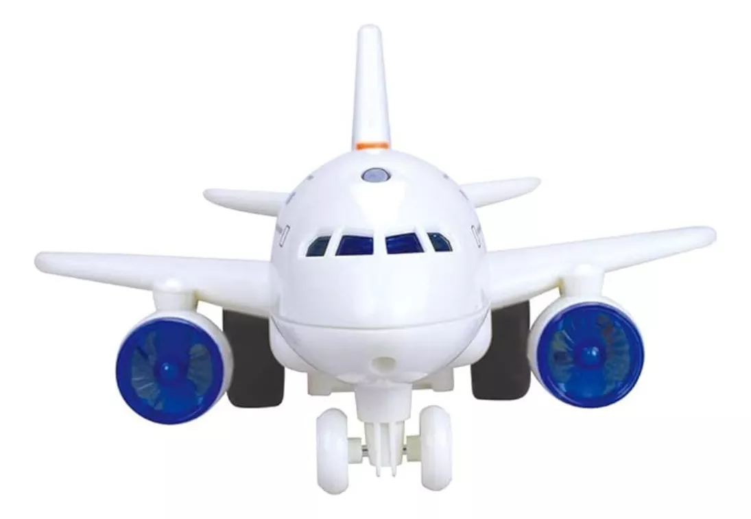 Brinquedo Avião Divertido Com Fricção Luz E Som Realista - Image 4