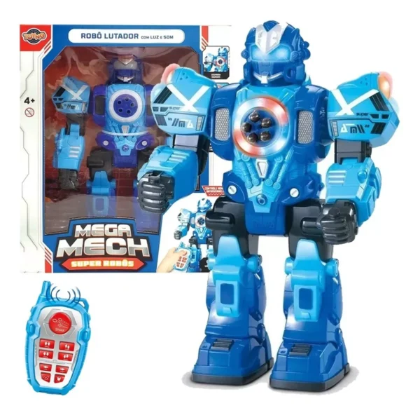 Boneco Super Robô Lutador Brinquedo Controle Remoto Toyng - Image 6