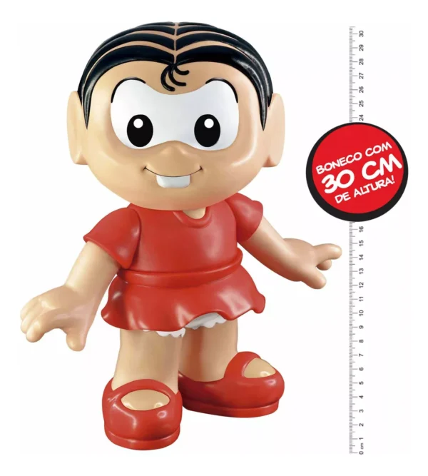 Boneco Mônica Grande 30cm Turma Da Mônica Vinil - Image 2