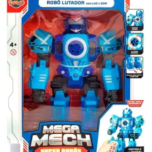 Boneco Super Robô Lutador Brinquedo Controle Remoto Toyng